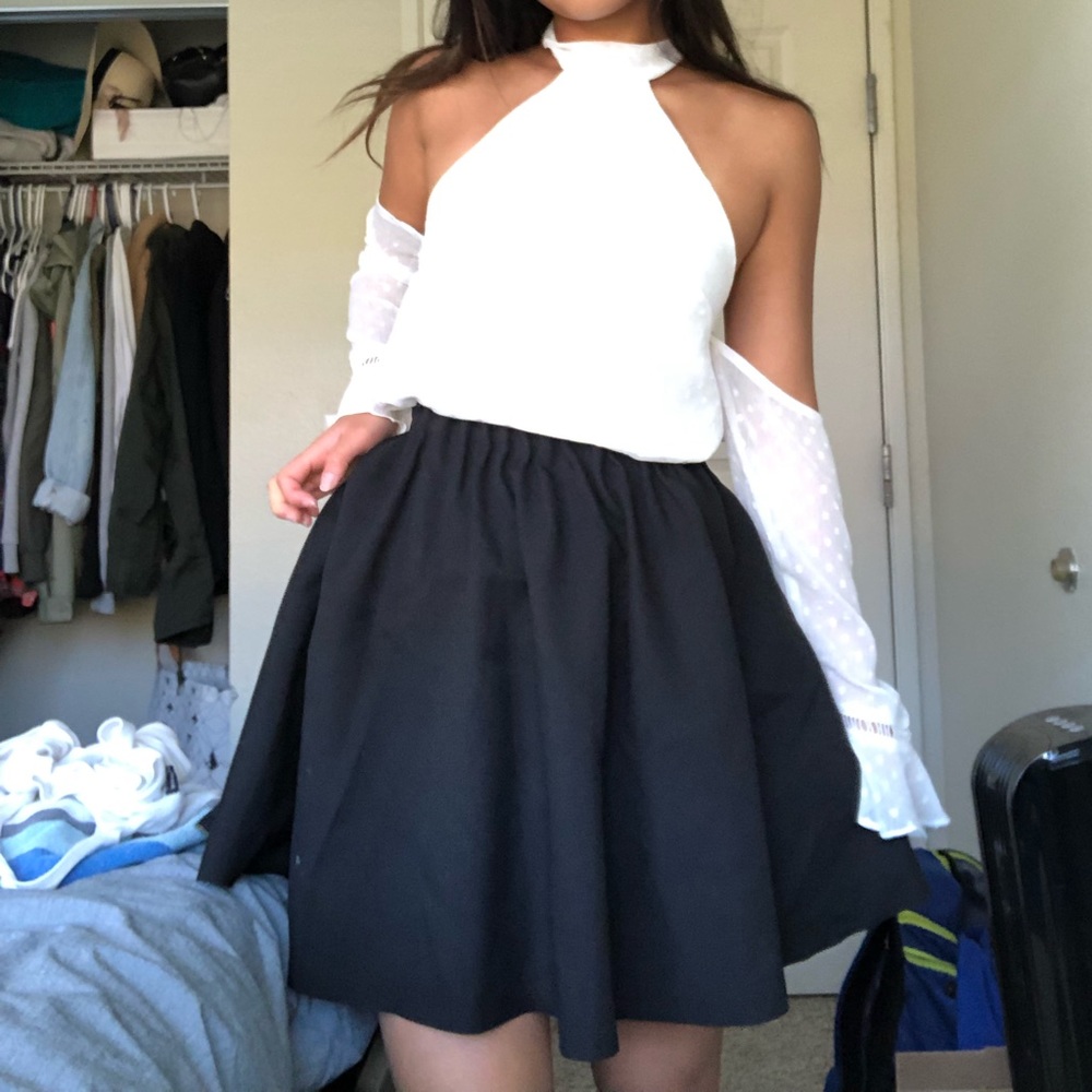 Zara A line Mid length skirt